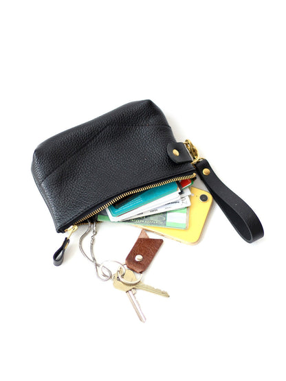 POUCH Wallet - Black with Golden details