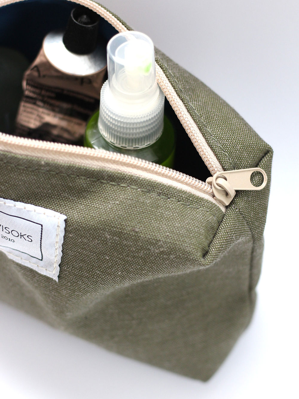 LORNA Makeup Bag - Army Green