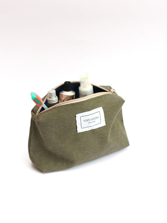 LORNA Makeup Bag - Army Green