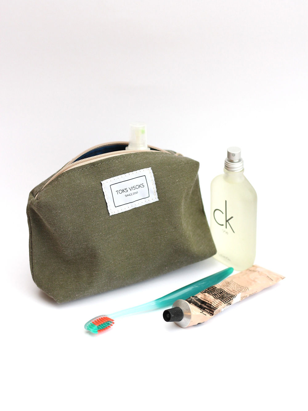 LORNA Makeup Bag - Army Green