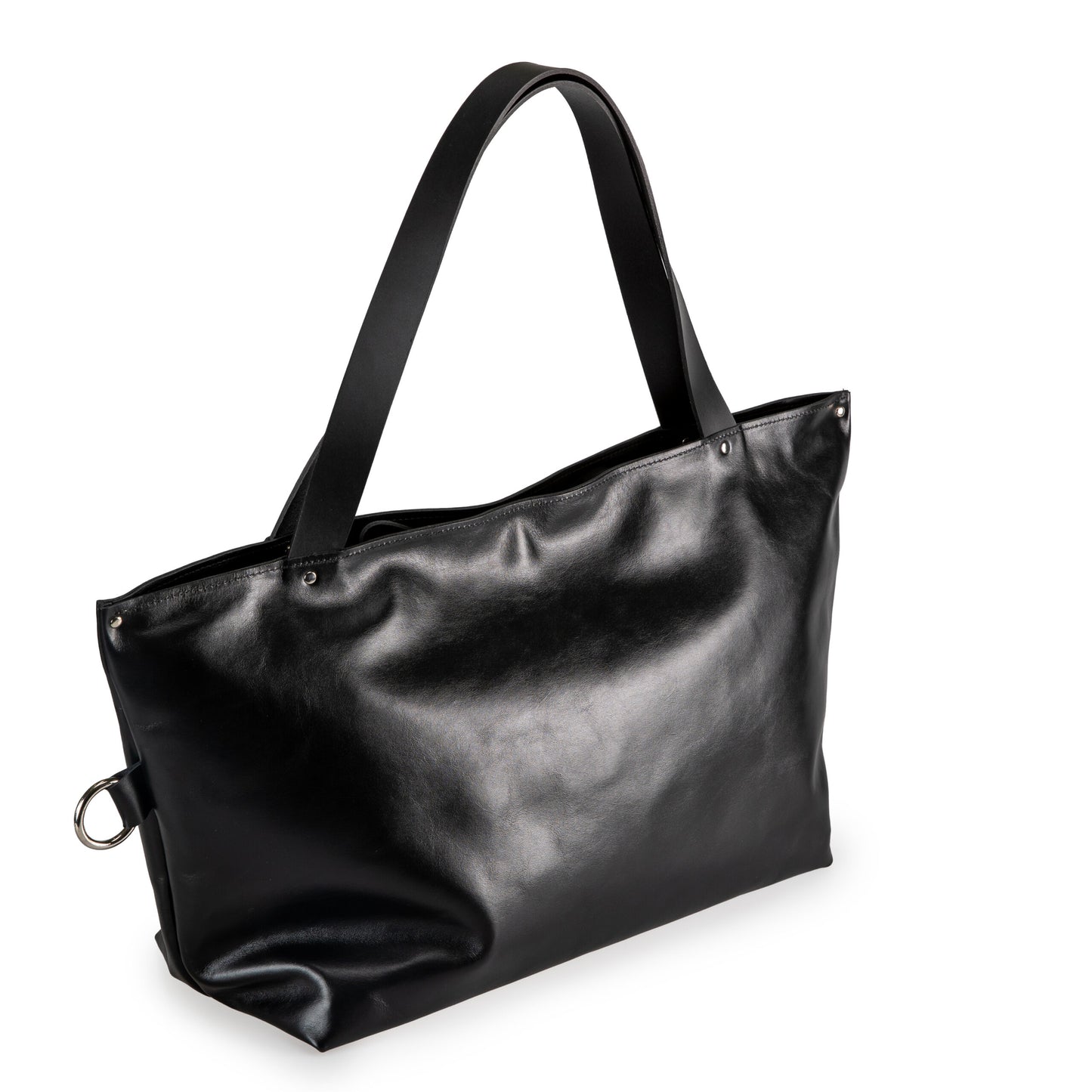 Large Handbag Lima - Soft Black Leather