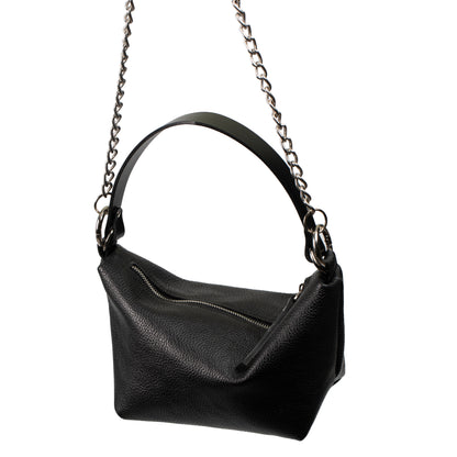 Soft Leather Baguette Handbag Selena