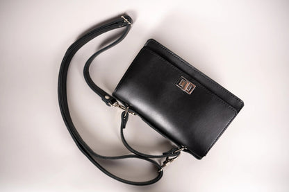  Small Briefcase Handbag - Black